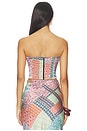 view 3 of 5 Rhys Bandeau in Oasis Patchwork