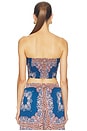 view 4 of 4 x REVOLVE Mae Top in Sapphire Tapis Satin