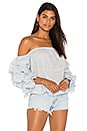view 1 of 4 Luisa Top in Light Blue