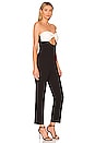 MISHA Tica Jumpsuit in Ivory & Black | REVOLVE