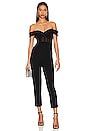 view 1 of 3 Colby Bonded Jumpsuit in Black