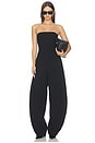 view 1 of 3 The Barrel Pantsuit in Black