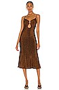 view 1 of 4 Josette Dress in Burnt Copper