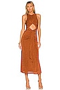 view 1 of 3 Thalia Dress in Terracotta
