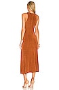 view 3 of 3 Thalia Dress in Terracotta