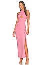 view 1 of 3 VESTIDO LARGO ATTA in Candy Pink