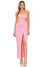 view 1 of 3 Rowena Gown in Blossom Pink