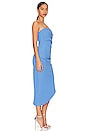 view 2 of 3 Audrina Bonded Midi Dress in Marina Blue