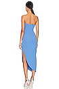 view 3 of 3 Audrina Bonded Midi Dress in Marina Blue