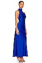 view 3 of 5 Alastair Satin Gown in Electric Blue