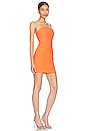 view 2 of 4 Eleonora Bonded Crepe Dress in Flame