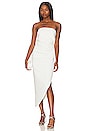 view 1 of 3 Audrina Bonded Midi Dress in Ivory