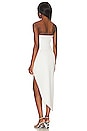 view 3 of 3 Audrina Bonded Midi Dress in Ivory