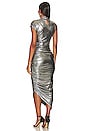 view 3 of 3 Chase Dress in Metallic Silver