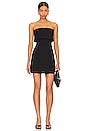 view 1 of 3 Jemma Cotton Sateen Mini Dress in Black