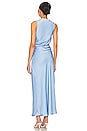 view 3 of 3 Amadeus Midi Dress in Hydrangea Blue