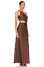 view 2 of 4 Kristin Gown in Umber Brown