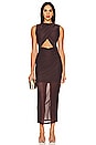 view 1 of 3 X REVOLVE Isabella Midi Dress in Umber Brown