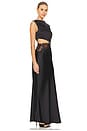 view 2 of 4 ROBE MAXI KIMORA in Black