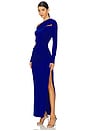 view 2 of 3 Jaylene Matte Slinky Maxi Dress in Royal Blue