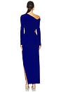 view 3 of 3 Jaylene Matte Slinky Maxi Dress in Royal Blue