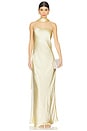 view 1 of 3 Lilia Gown in Soft Yellow