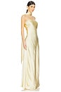 view 2 of 3 Lilia Gown in Soft Yellow
