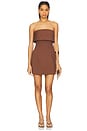view 1 of 3 Jemma Mini Dress in Espresso
