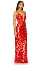 view 2 of 4 Sapphire Gown in Red Sequin