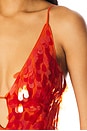 view 4 of 4 Sapphire Gown in Red Sequin