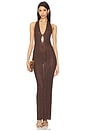 view 1 of 4 Echo Knit Dress in Espresso