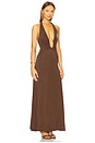 view 2 of 3 Jennifer Maxi Dress in Cedar Brown