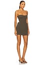view 2 of 3 The Delta Mini Dress in Forest