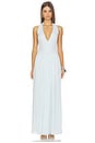 view 1 of 3 The Opelia Jersey Maxi Dress in Skywriting