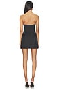 view 3 of 3 The Volta Silk Mini Dress in Black