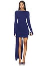 view 1 of 3 ROBE COURTE SARI in Deep Blue