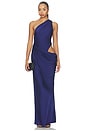 view 1 of 4 MAXIVESTIDO ISADORA  in Deep Blue