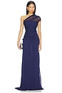 view 1 of 4 The Interwoven Dress in Deep Blue