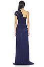 view 4 of 4 The Interwoven Dress in Deep Blue