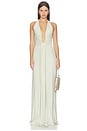 view 1 of 3 The Jennifer Cupro Dress in Pistachio
