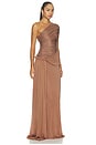 view 2 of 4 The Interwoven Dress in Mocha