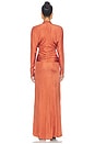 view 4 of 3 ROBE DRESS in Brick