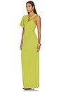 view 4 of 4 Ona Asymmetrical Dress in Matcha