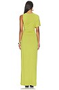 view 5 of 4 Ona Asymmetrical Dress in Matcha