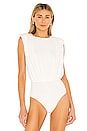 view 2 of 5 Evanna Bodysuit in White