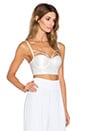 view 2 of 3 Agata Corset Top in White
