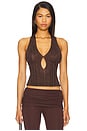 view 1 of 5 Echo Knit Top in Espresso