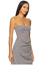 view 2 of 4 The Henri Bustier Top in Grey