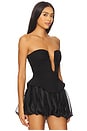 view 2 of 4 The Caspian Corset Top in Black