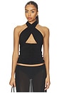 view 1 of 4 The Twist Jersey Top in Black